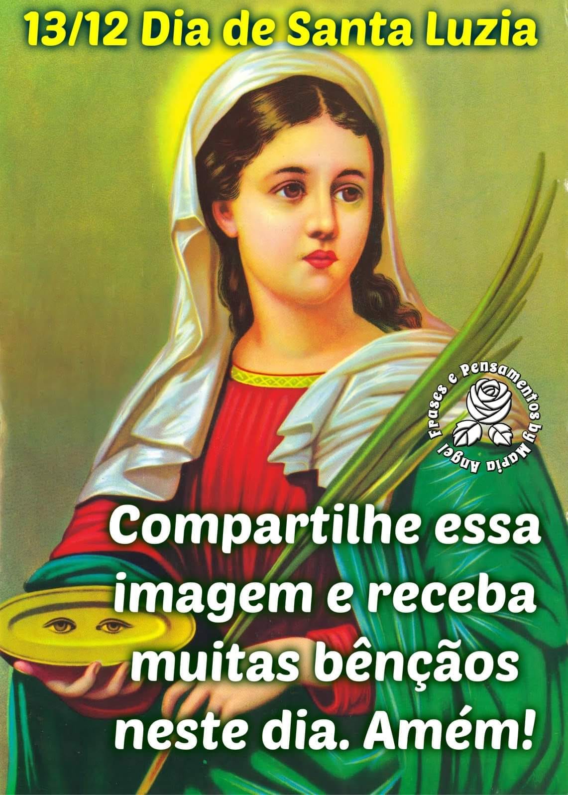 Santa Luzia, protegei meus olhos... - Frases e Pensamentos | Facebook
