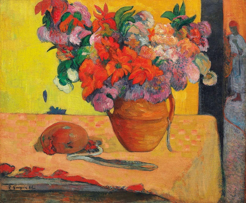 Bouquetdefleurs #TahitianFlowers (1901-1902) by #PaulGauguin (1848