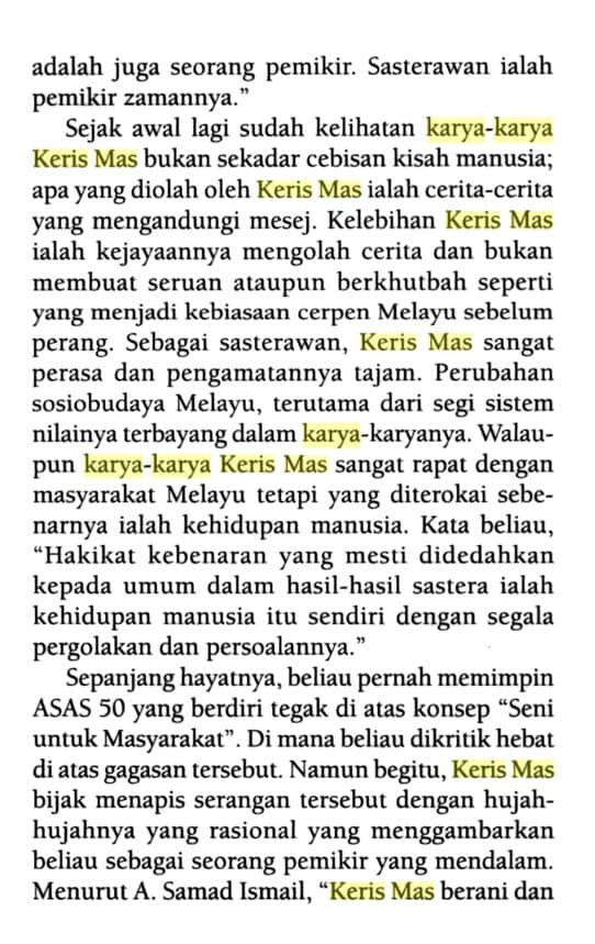 Keris Mas Tokoh Sasterawan Negara Abad Ke 20 Publikacii Facebook
