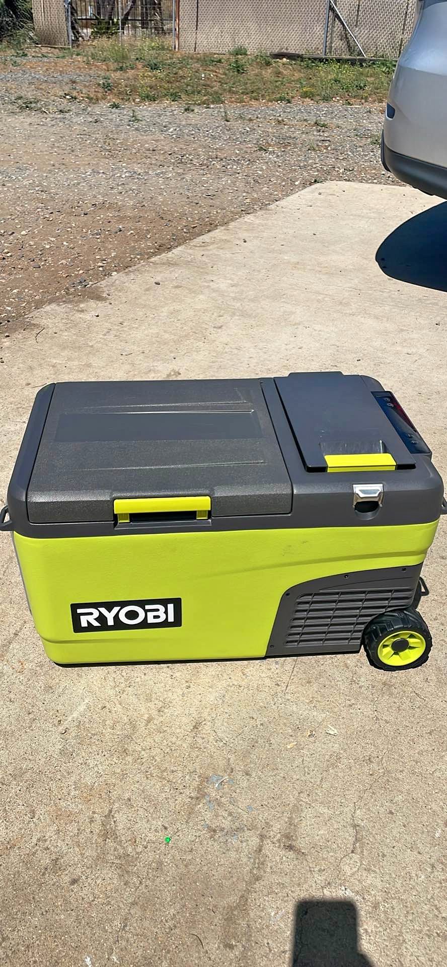 Ryobi ONE+ 18v portable fridge cooler on wheels - Camping Coolers ...