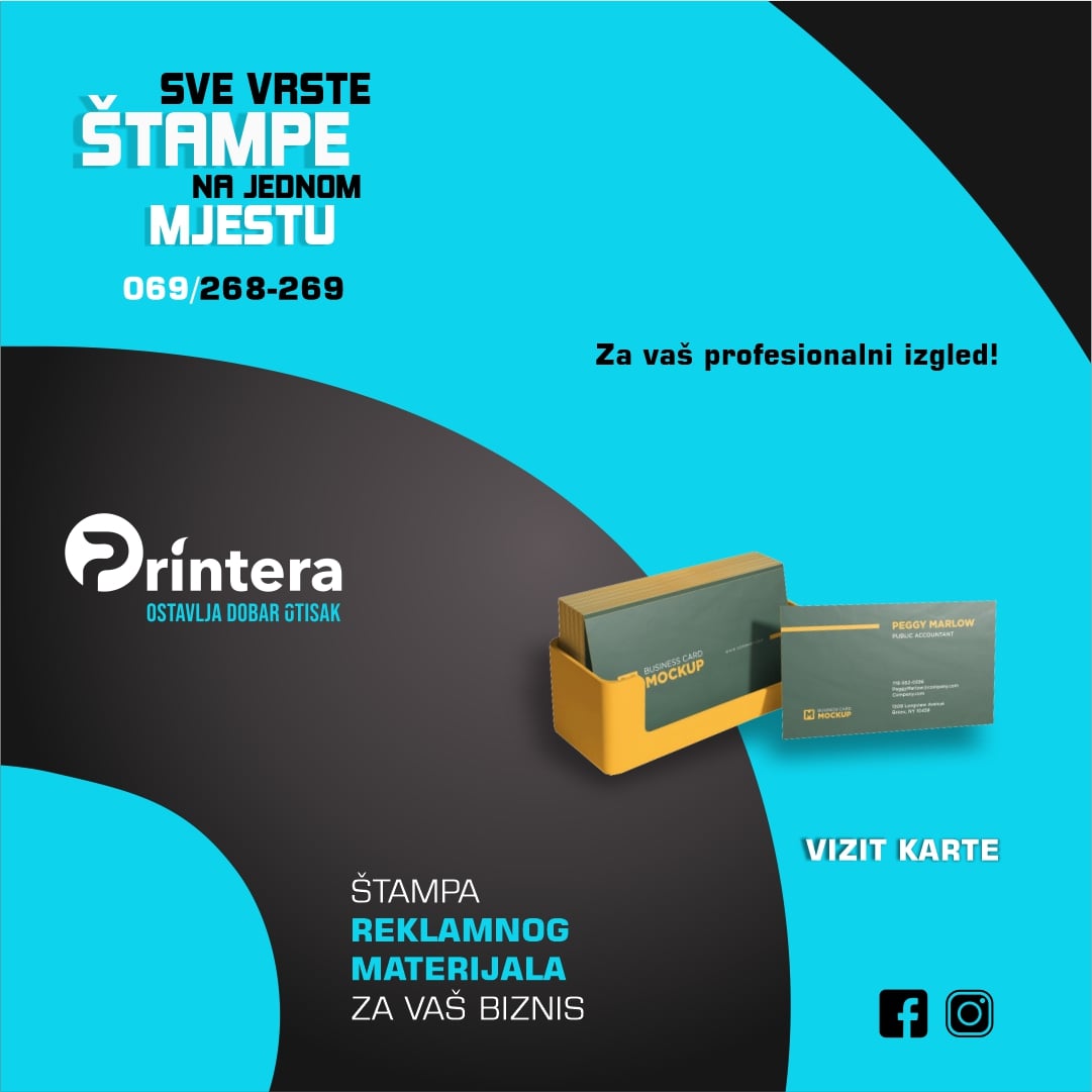 Printera.Me - ŠTAMPA REKLAMNOG MATERIJALA Brošure, flajeri, vizit karte ...