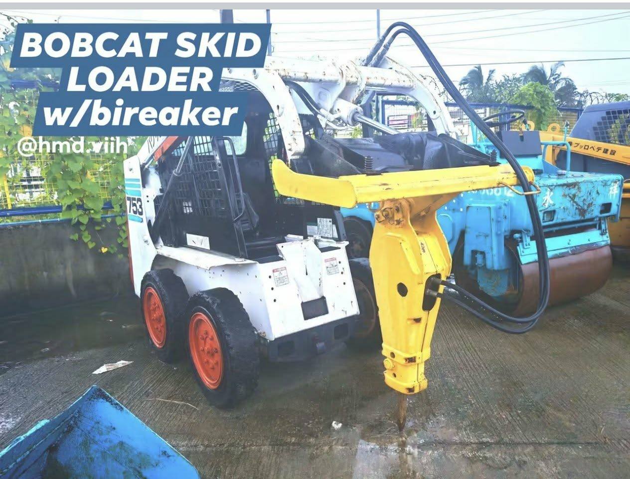 ちゃま Available for Sale.. 🙋‼️ BOBCAT 753 SKID LOADER *with Breaker