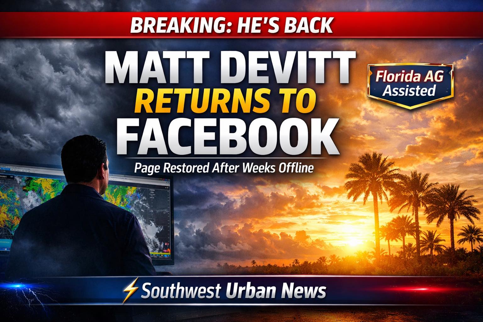 Southwest Urban News | 🌦️ Matt Devitt Announces Facebook Comeback After ...