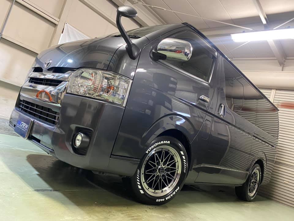 Aさん200ハイエース ホイール WORK エクストラップ03HC F/R 17インチ