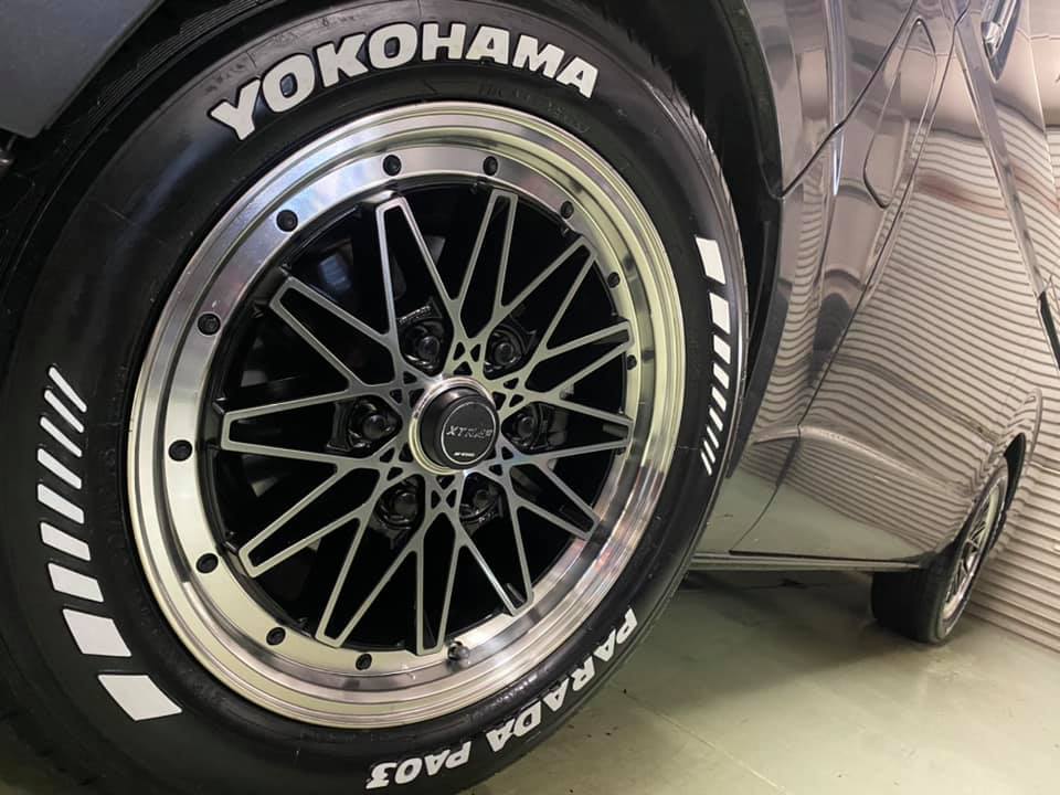 Aさん200ハイエース ホイール WORK エクストラップ03HC F/R 17インチ