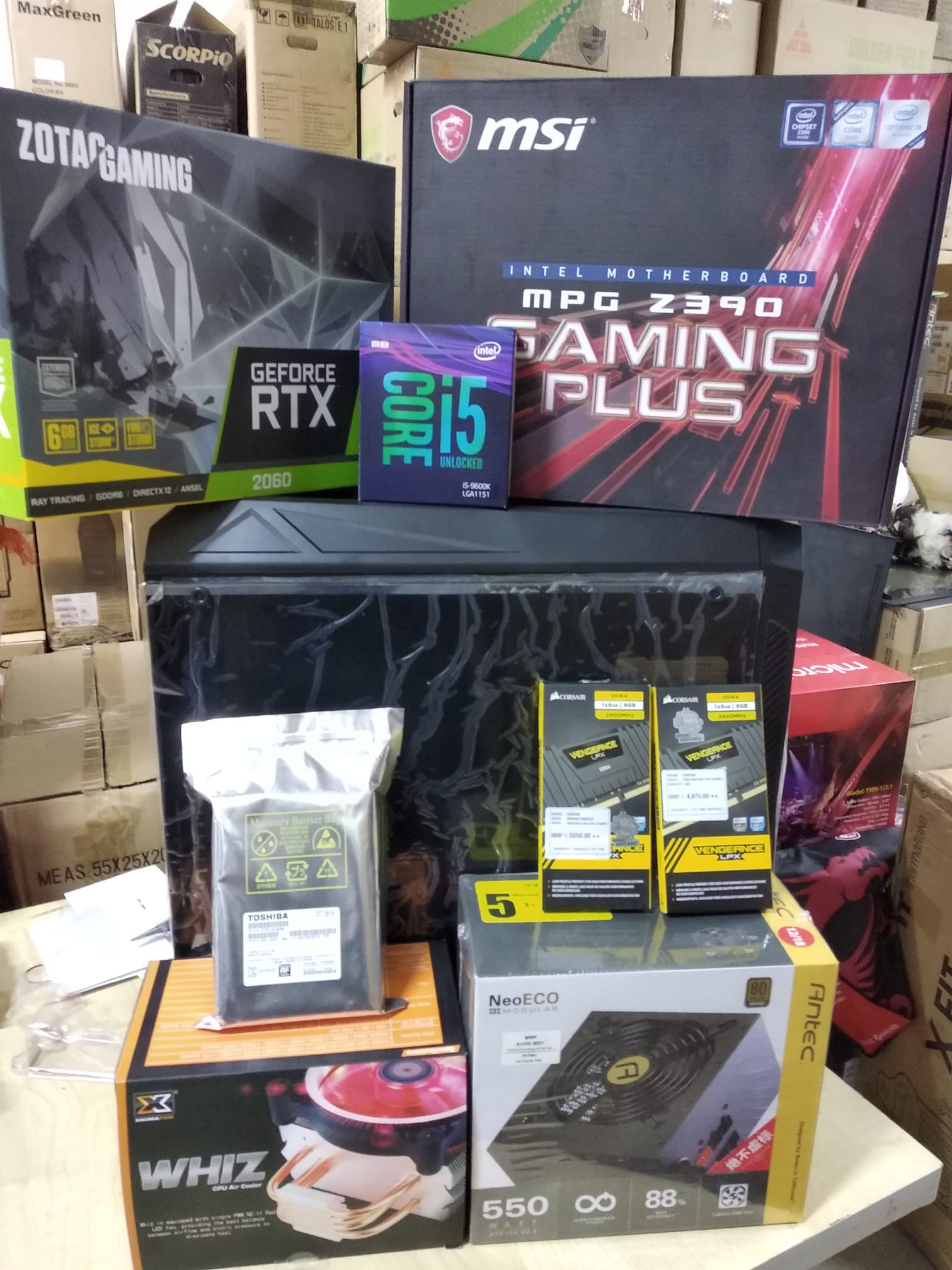 Enjoy your new gaming buddy! 😘🙌 Intel Core i5-9400F MSI B360 PRO