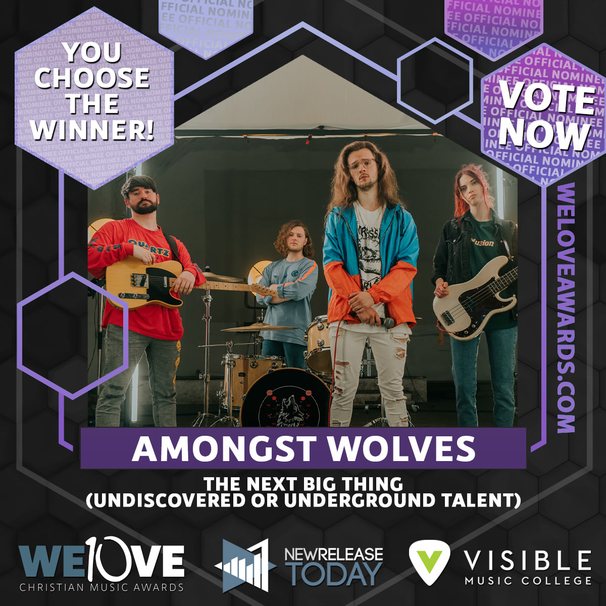 We - I'm voting for Amongst Wolves in the 10th Annual We Love Christian ...