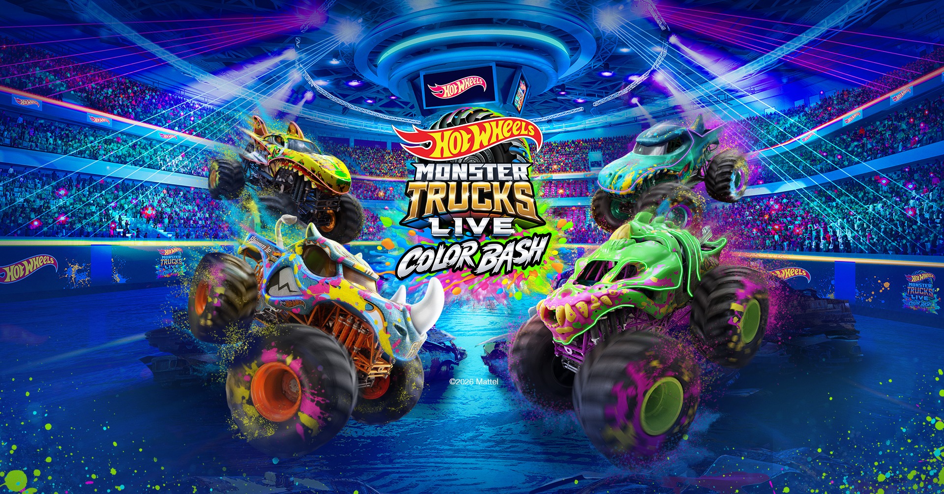 Hot Wheels Monster Trucks Live™: Color Bash™