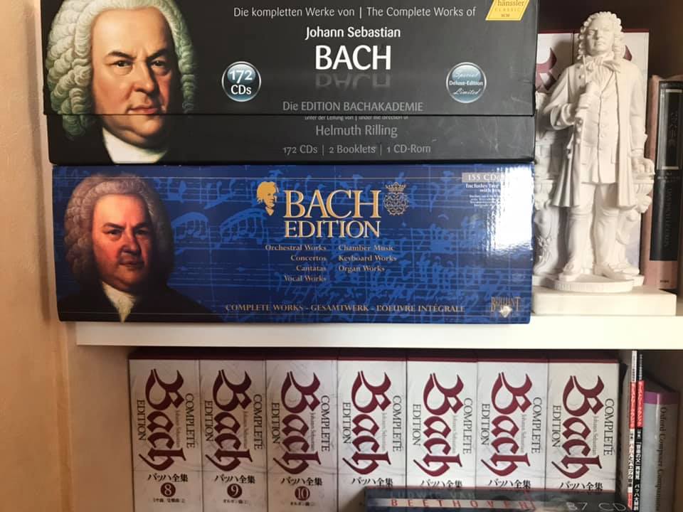 My cd box of J. S. Bach, called Bach Edition.