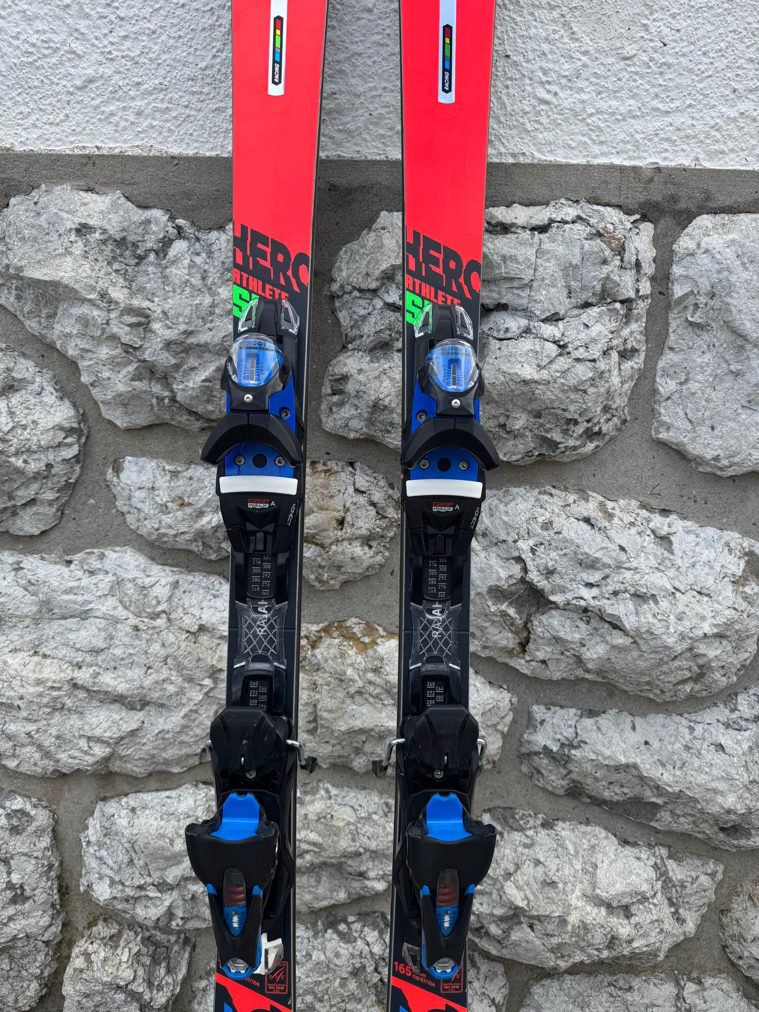 Rossignol Hero Athlete SL (A13) • Dolžina: 165 cm • Radij: 13 m 