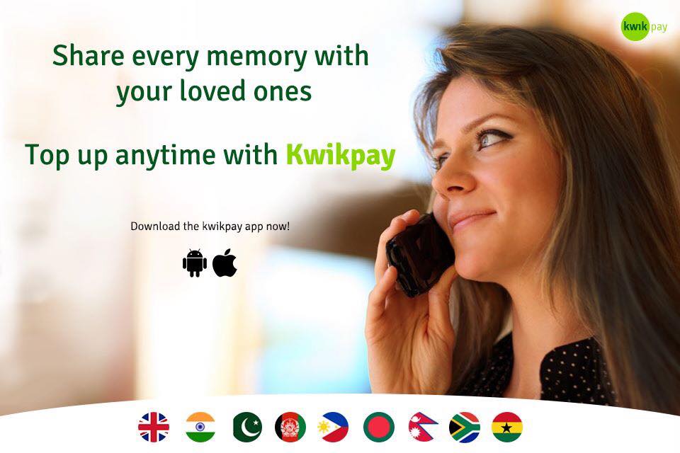 Kwikpay - Missing home? Share every memory with your loved ones. Top up ...