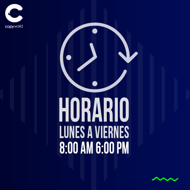 Copyworld - Conoce nuestro horario para que en tus cursos... | Facebook