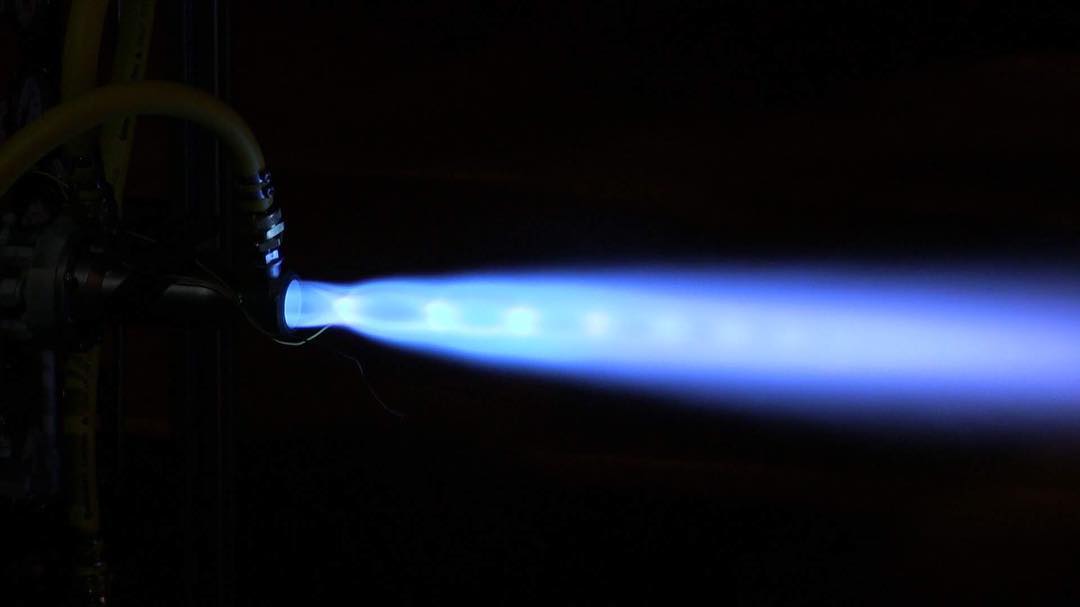 Flometrics - A 3D printed liquid oxygen & methane thruster...