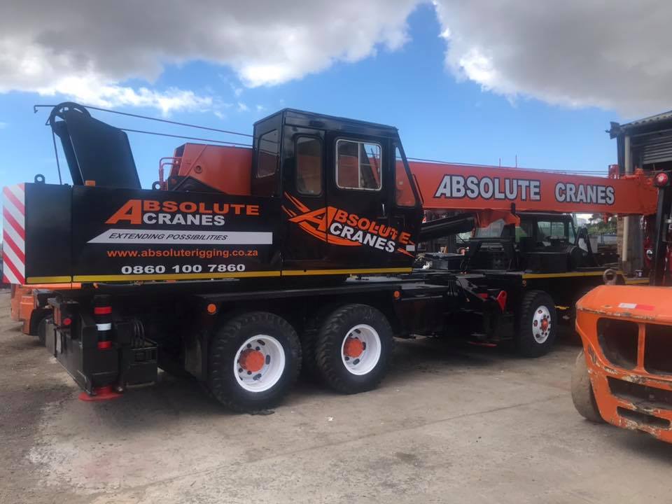 Our Tadano TL300E mobile... - Absolute Rigging and Transport