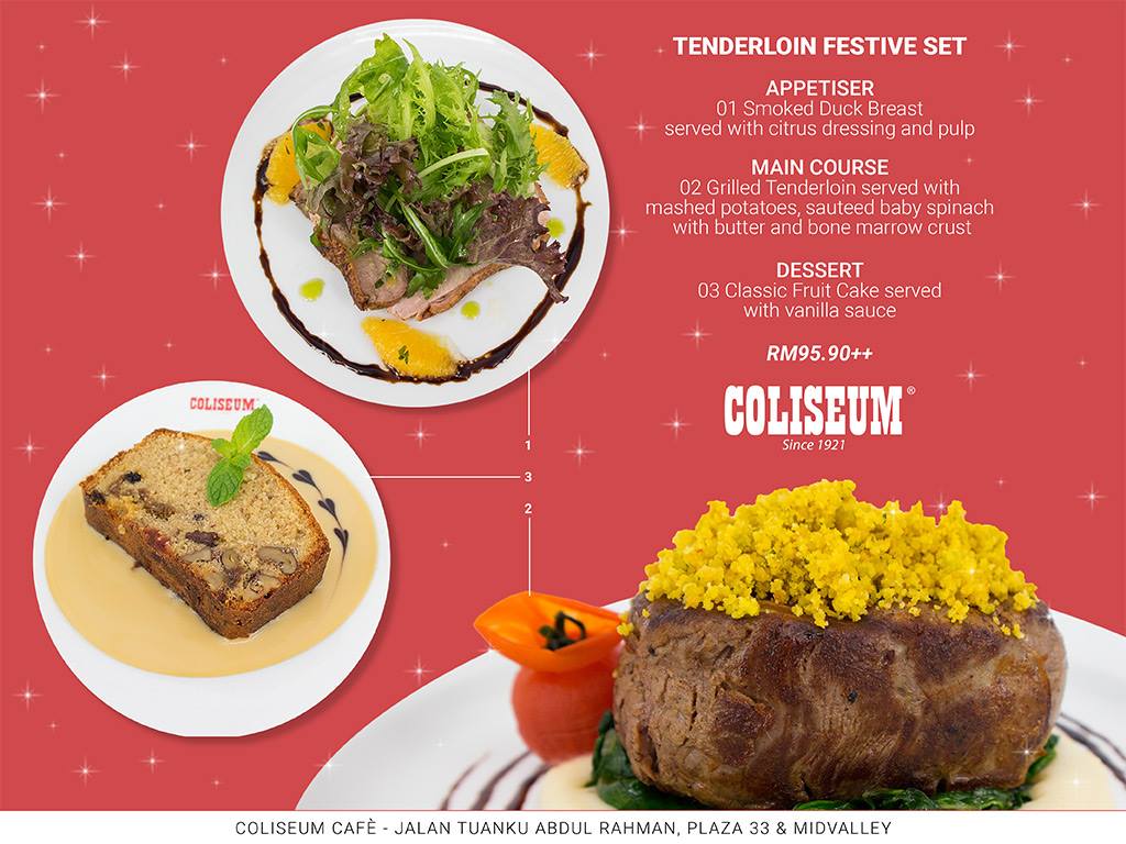 Coliseum Cafe - Celebrate the month of December with...
