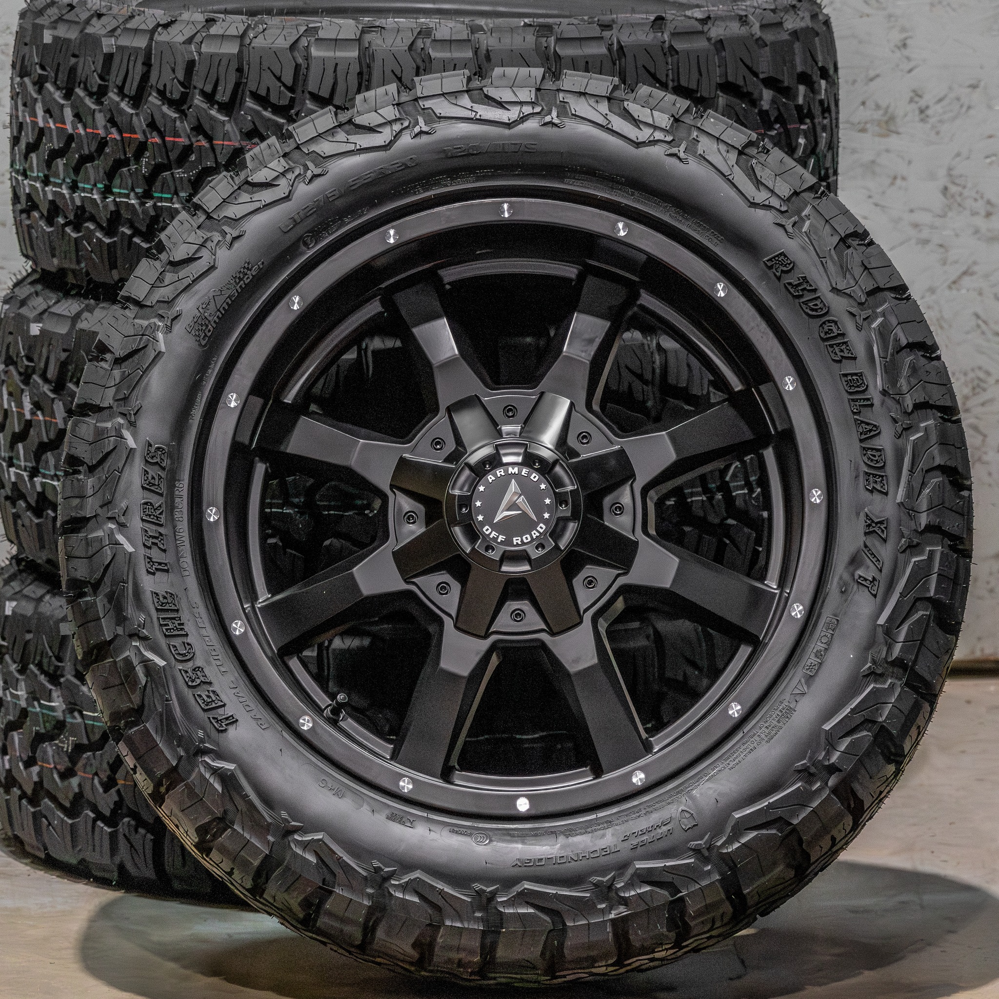 SPRING SPECIAL!! 20X9 Armed FRONTLINE Satin Black Rims W/HUGE Lip ...