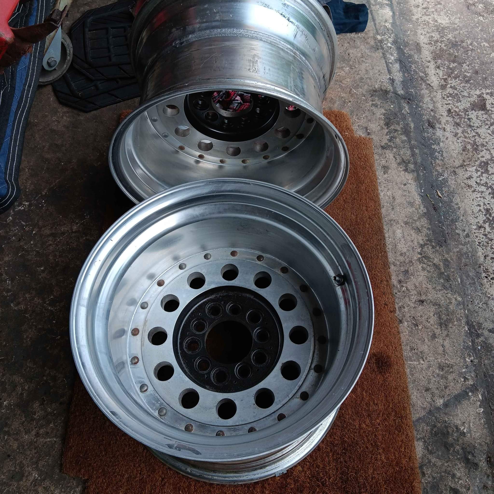 RARE! 15x10 5x4.5 or 5x4.85 Enkei JAPAN JDM Wheels Rims Weld HOTROD ...