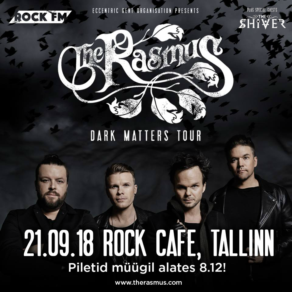 The Rasmus - ESTONIA!! Dark Matters Tour is coming to Tallinn in ...