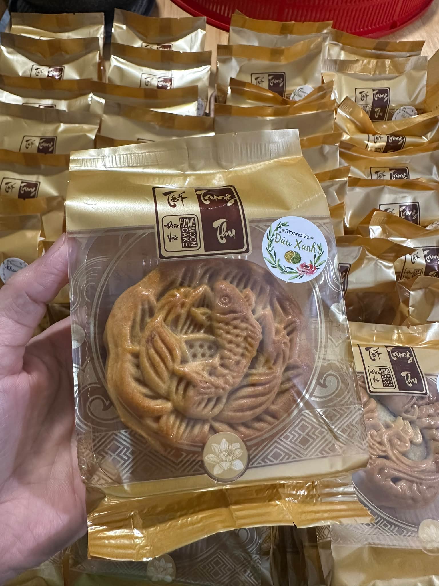 Nhân đậu xanh làm theo công thức chị Diễm
