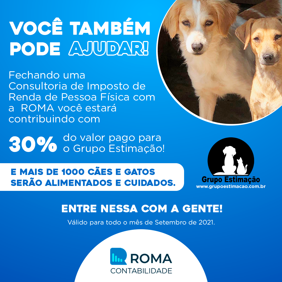O Grupo Estimação/SOS Animal 🐶🐱... - ROMA Assessoria Contábil | Facebook