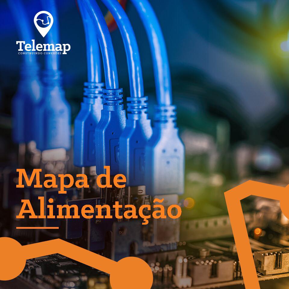 Telemap - No mapa da camada alimentação enviamos ao...