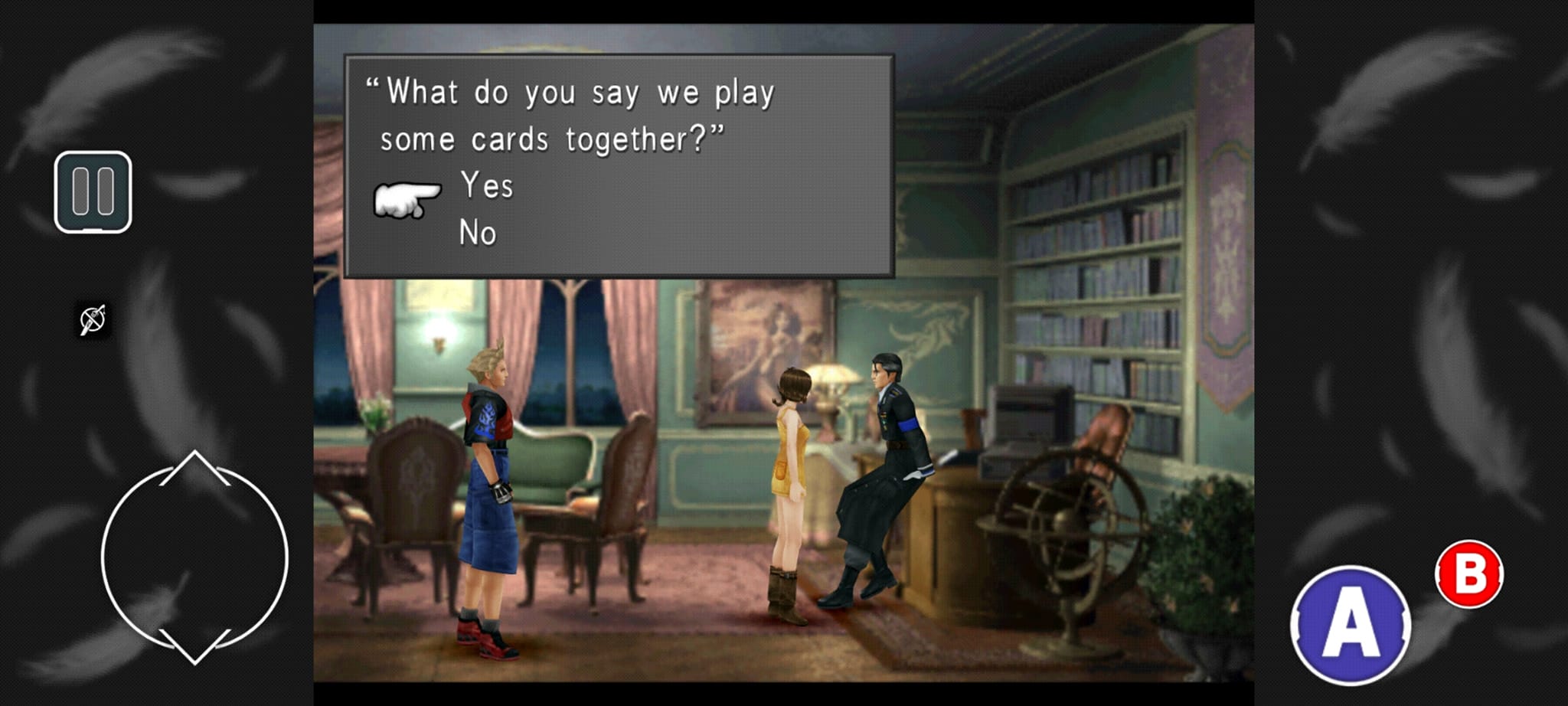 Selphie winning Rinoa