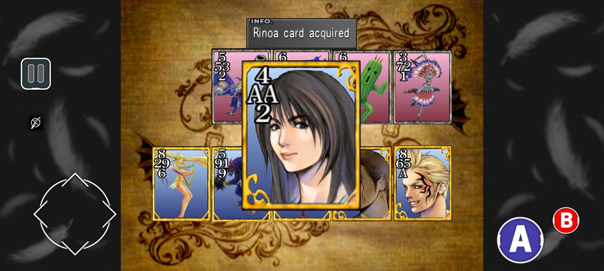 Selphie winning Rinoa