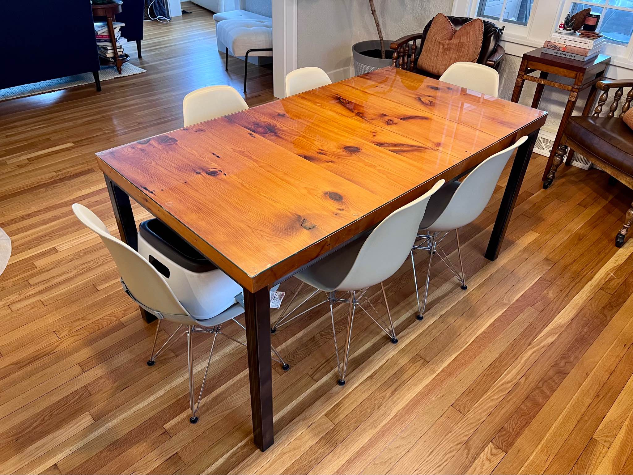 Handbuilt Reclaimed Madcap Coffee Building Dining Table – 150-Year-Old ...