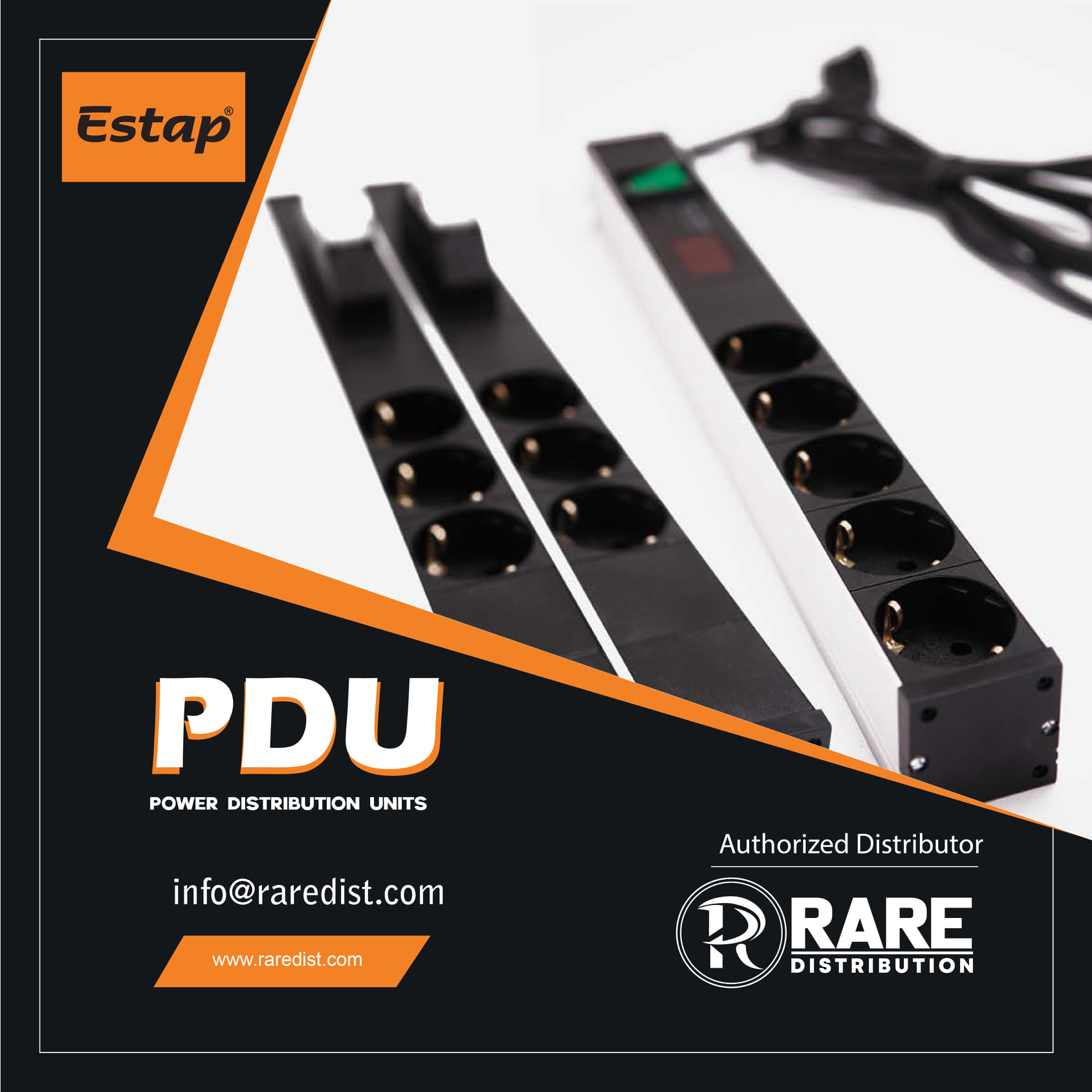 Estap offers a wide PDU product range... - Rare Distribution | Facebook