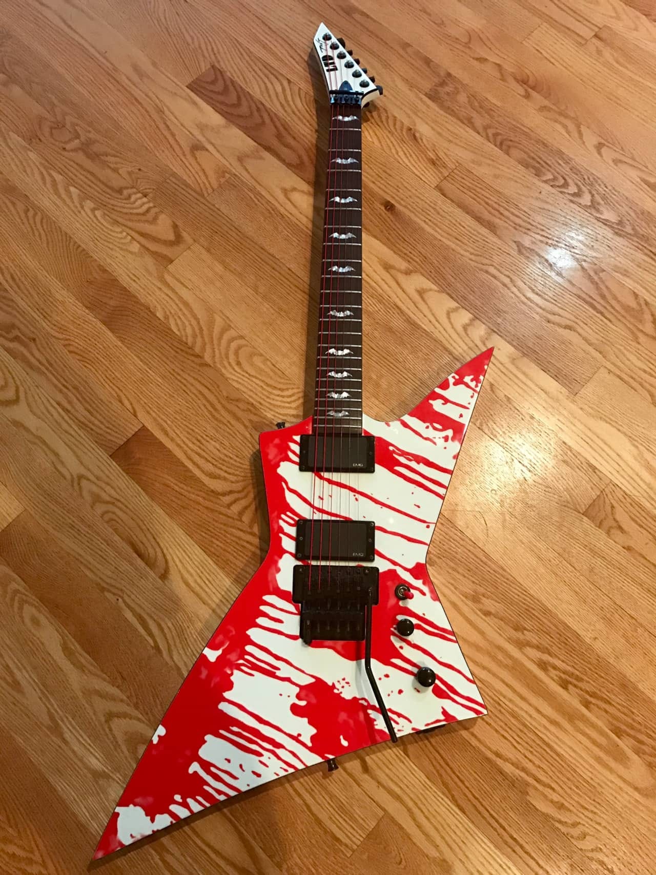 ESP LTD Dj-600 Dan Jacobs Signature Guitar VERY RAD! *NMJR :STAY RAD!