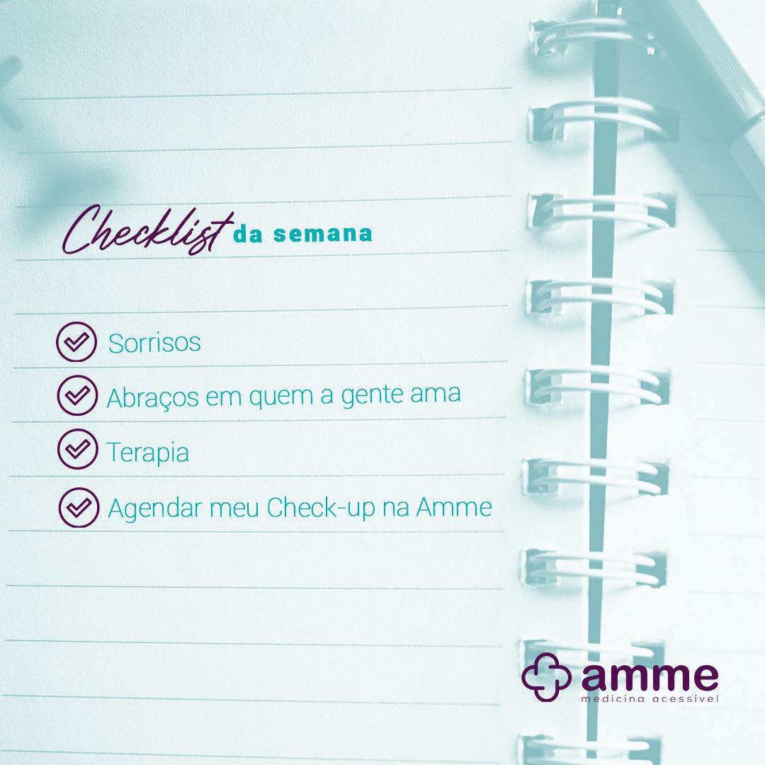 Confere esse... - AMME - Atendimento Médico Especializado