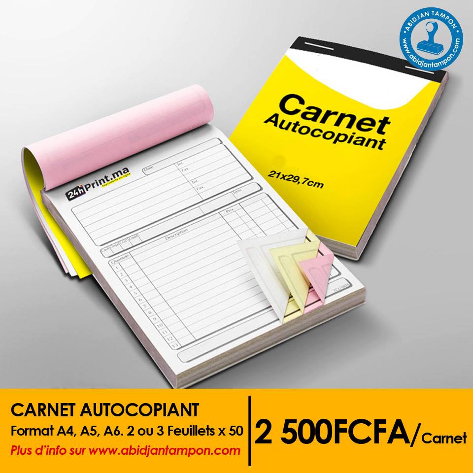 Carnet De Reçus à Souches Ocean Pads - Format A6, 50 Duplicatas, Pour Petites Entreprises