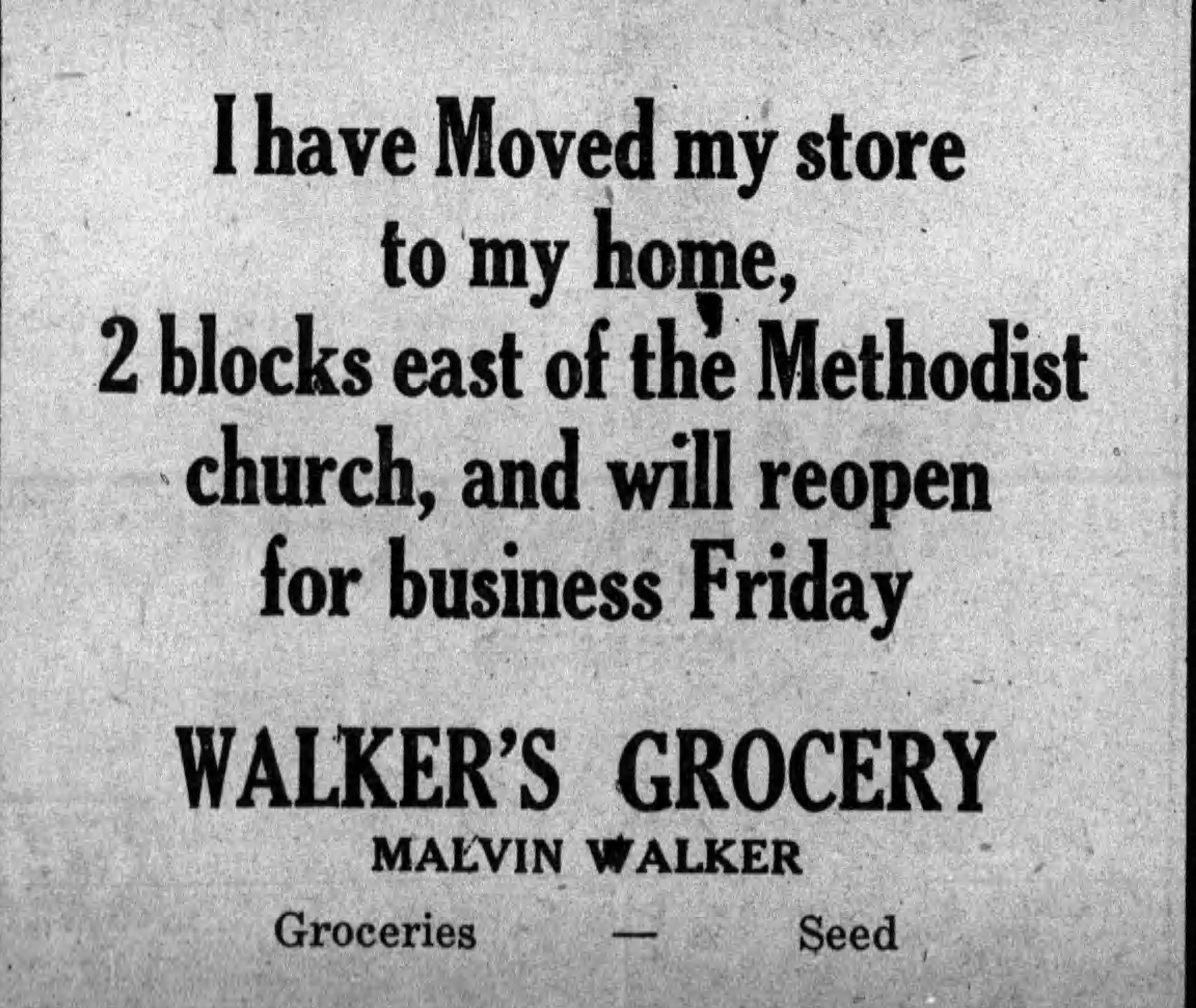 Memories of Walker