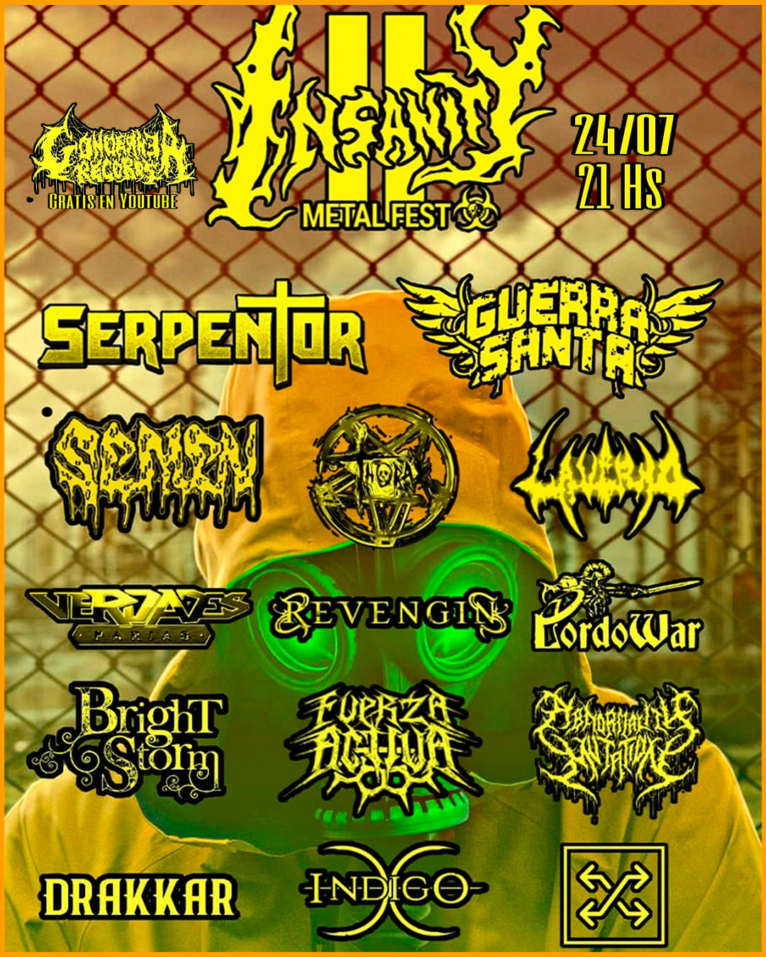Guerra - JULIO de #streaming #Live INSANITY METAL FEST 🇦🇷 Sábado 24 de ...