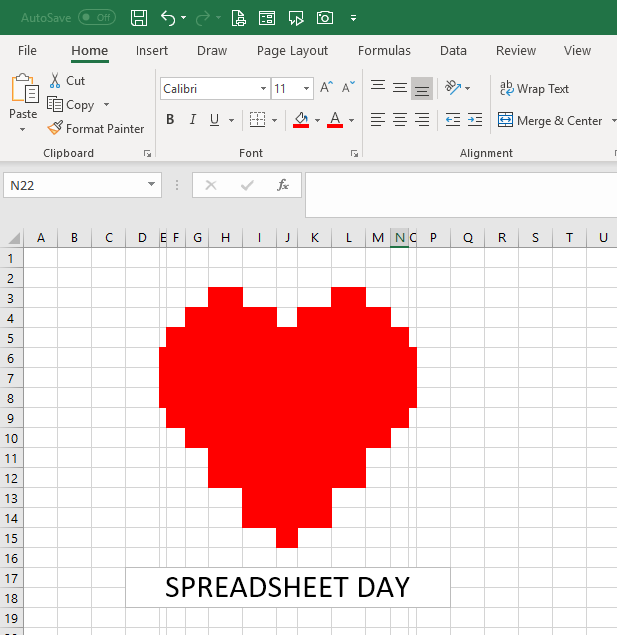 Expedio - Today is spreadsheet day! commemorating the date...