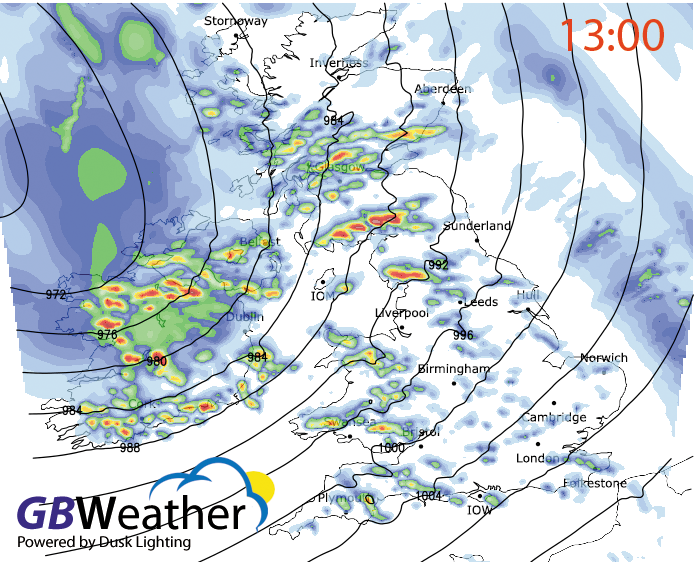 Our high resolution model shows the... - UK Weather Forecasts | Facebook