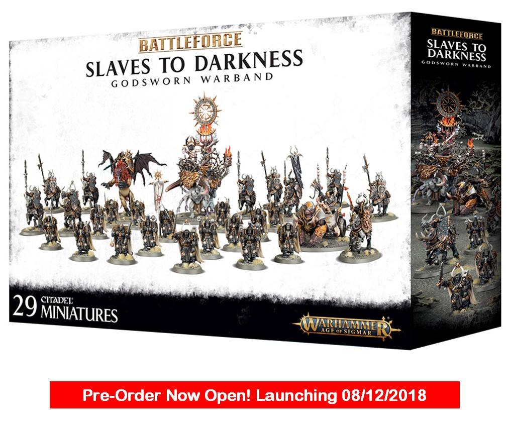 SLAVES TO DARKNESS まとめ売り battle force他 Hobby - Pre-Order: Slaves to Darkness Godsworn Warband (Battle