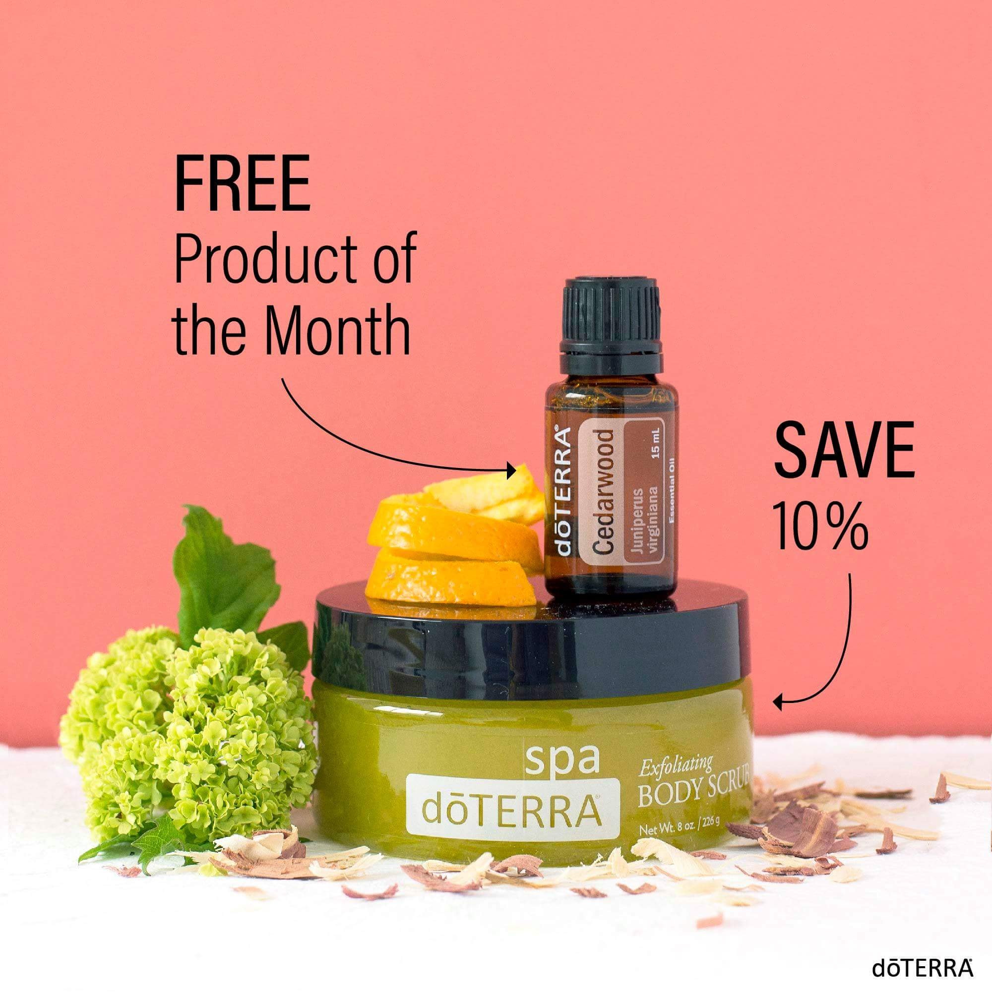 Enjoy 15% off doTERRA Spa Hydrating Body Mist—this month only.