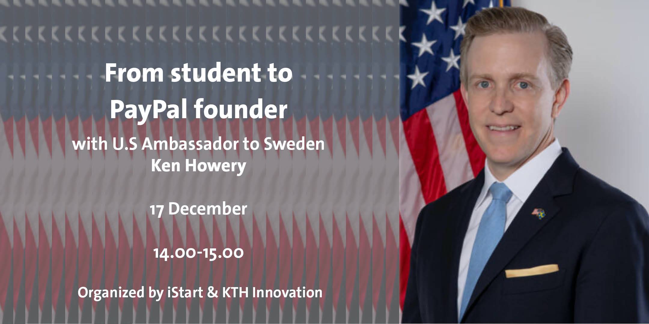 From student to PayPal founder – Entrepreneurship with U.S. Ambassador ...