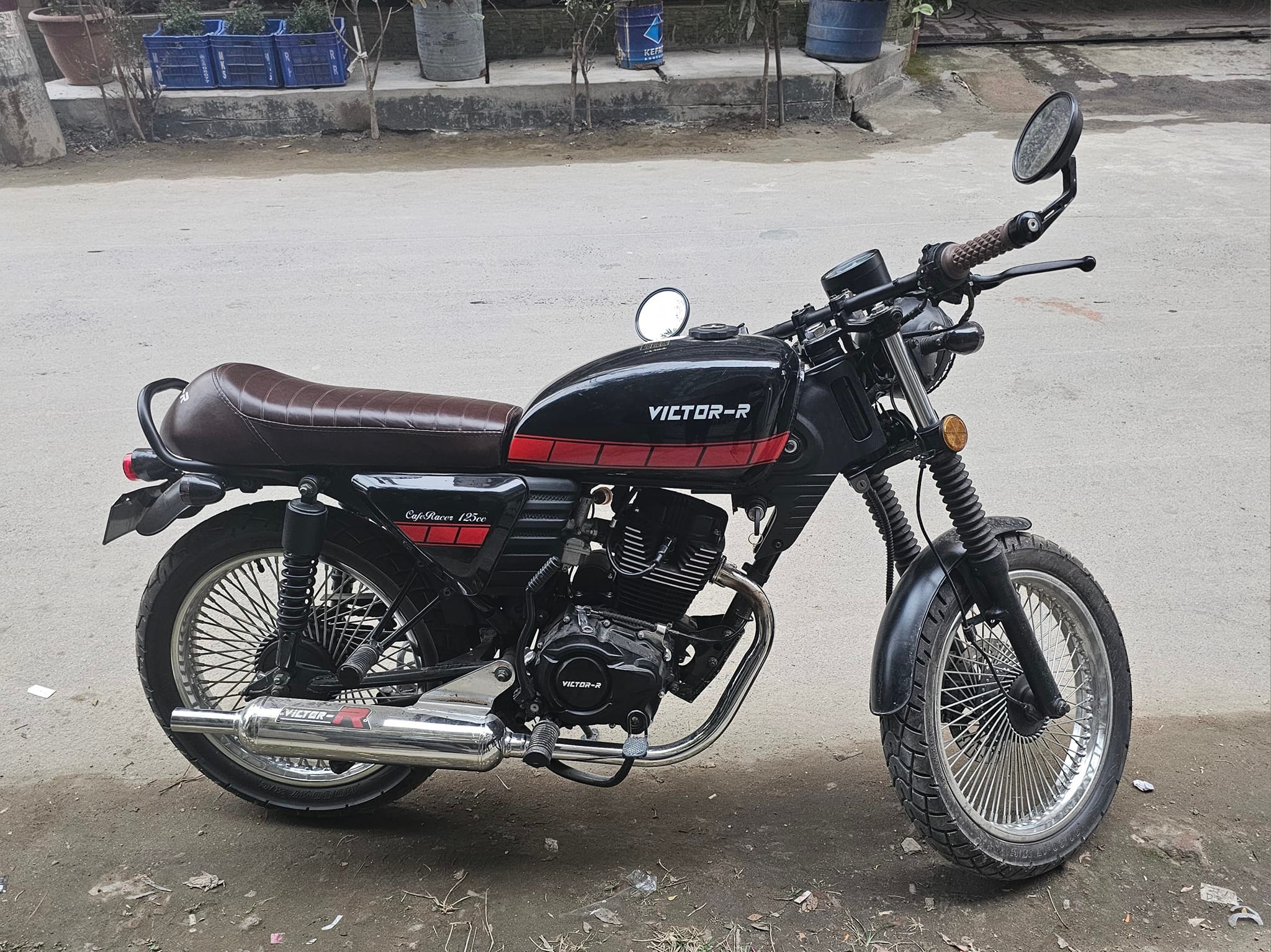Victor-R Cafe Racer 125 Riders Community | ⚫ Black Victor R 125 CC sell ...