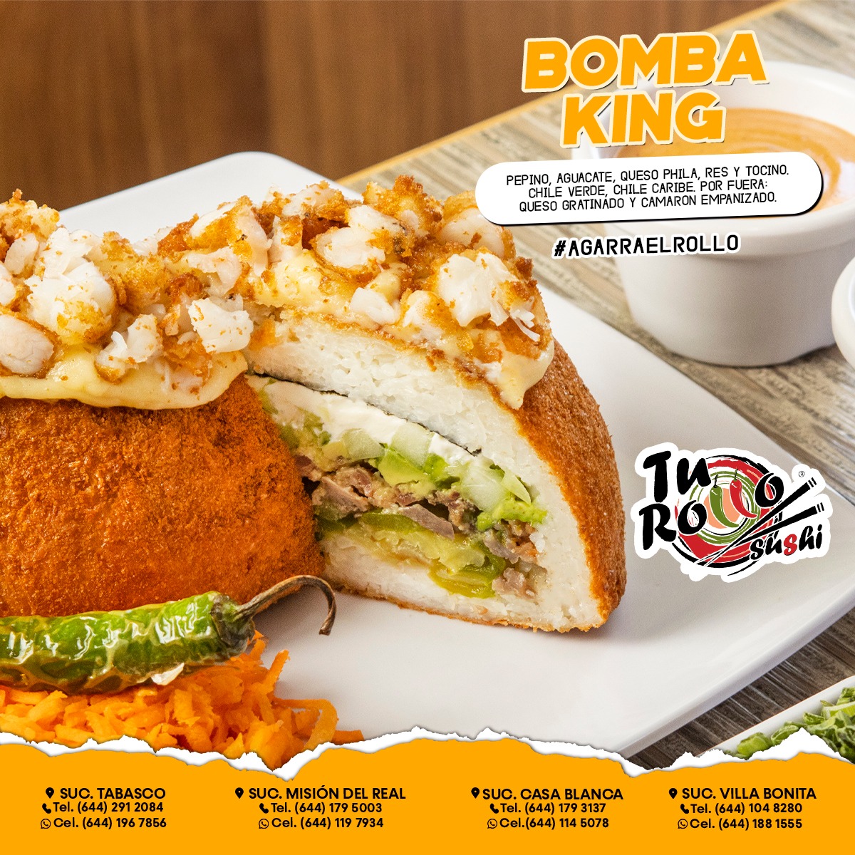 Tu Rollo Sushi - ¡Una explosión de sabores! 😋 🛵Contamos... | Facebook