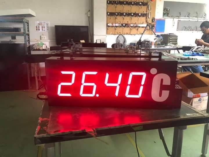 🤗🙏งาน Temp display board รุ่น Outdoor ยังคงมีอย่าต่อเนื่องนะคะ ขอบคุณ ...