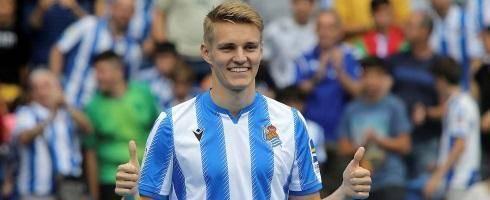 21-year-old Martin Ødegaard for Real Sociedad during the 19/20