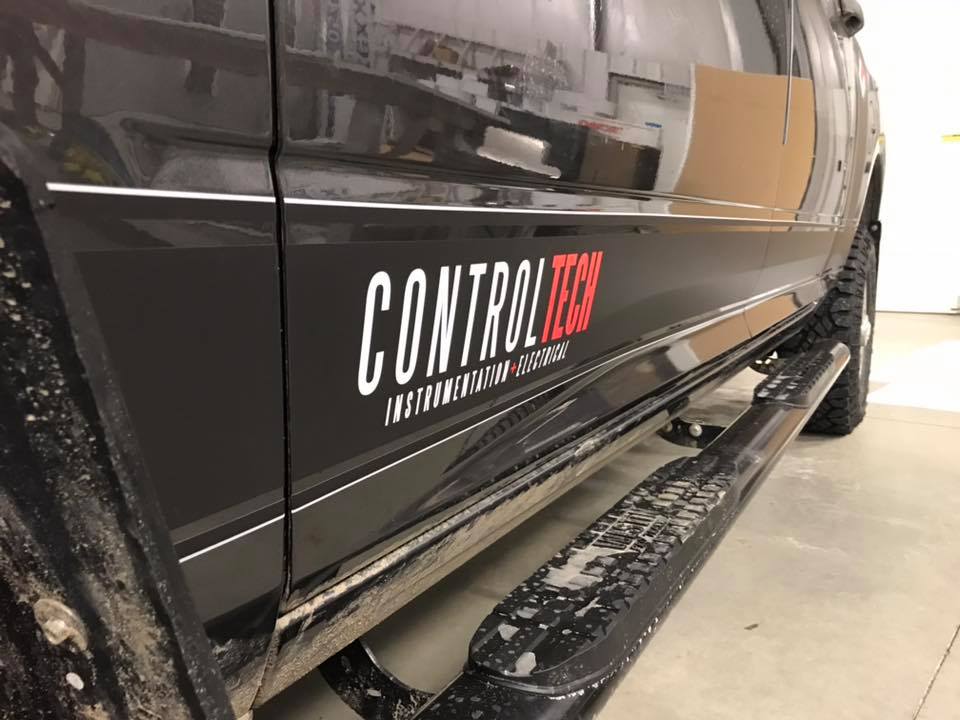 Control Tech - New fleet decals, done by TrimFX Sign & Design
