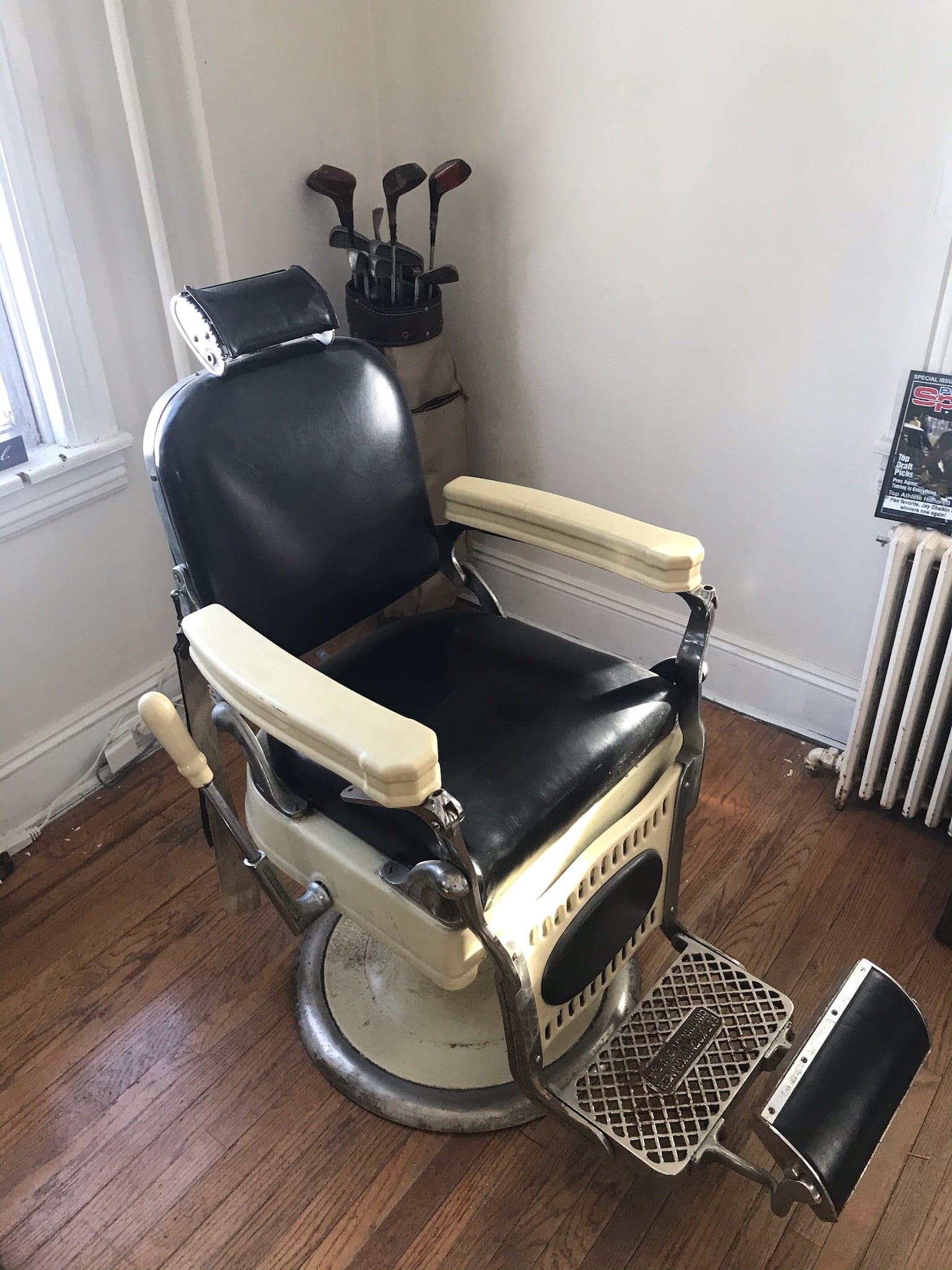 Vintage Koenigkramer barber chairs for sale