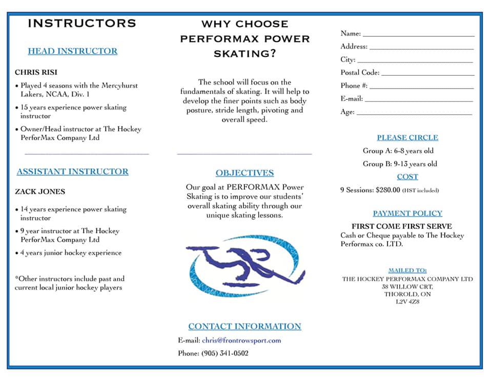 Chris Risi Hockey PerforMax | Thorold ON