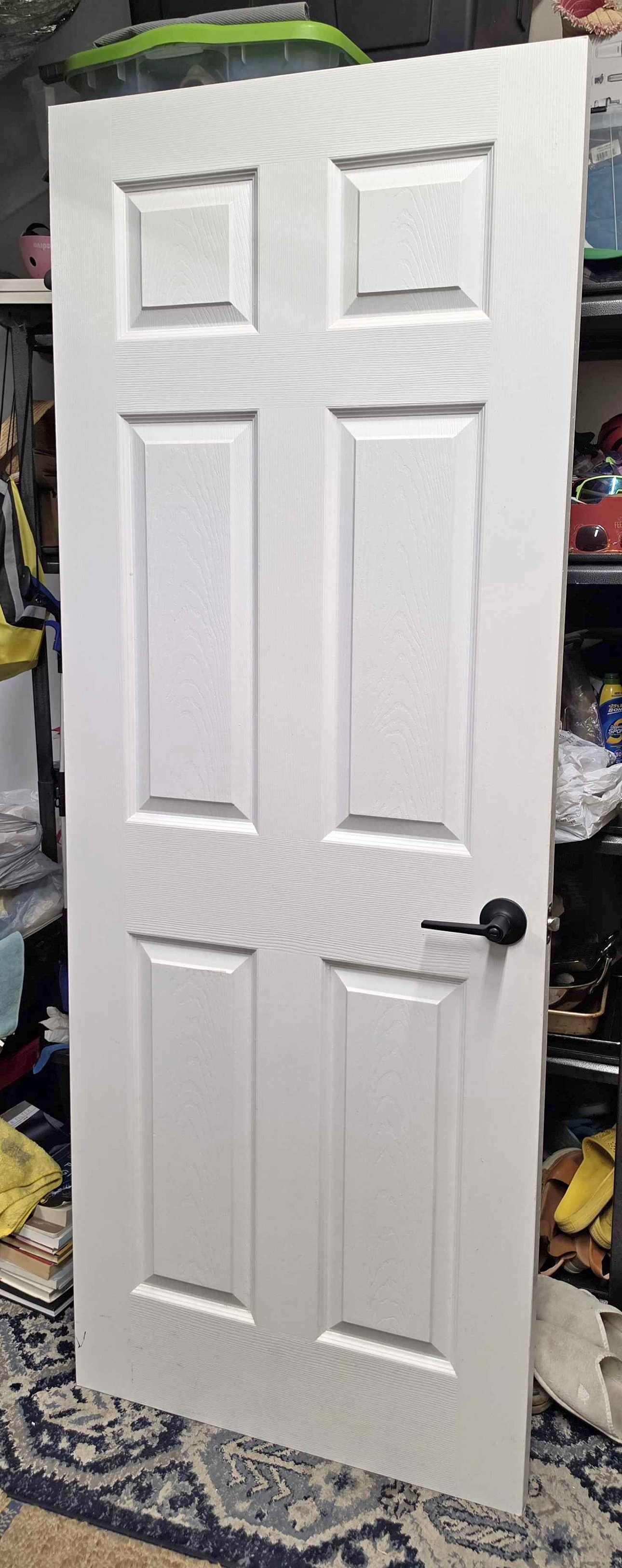 Interior doors - 80 x 30 - freshly painted with hardware - Home Decor