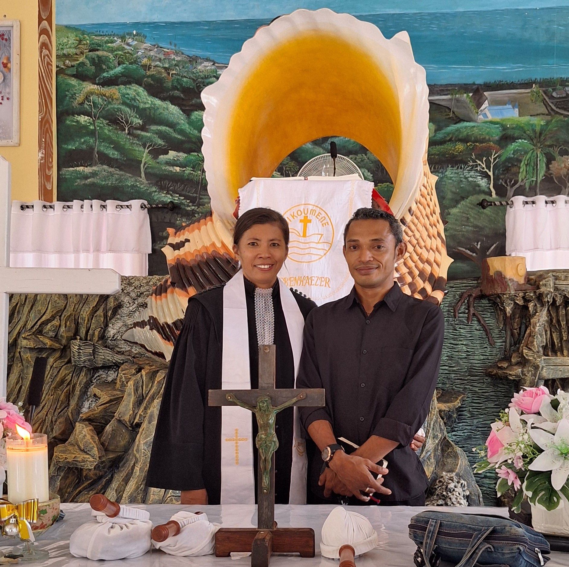 Pendeta dan berkatnya. Dolo, b kaka pernah bilang gini: Bong, se jang ...