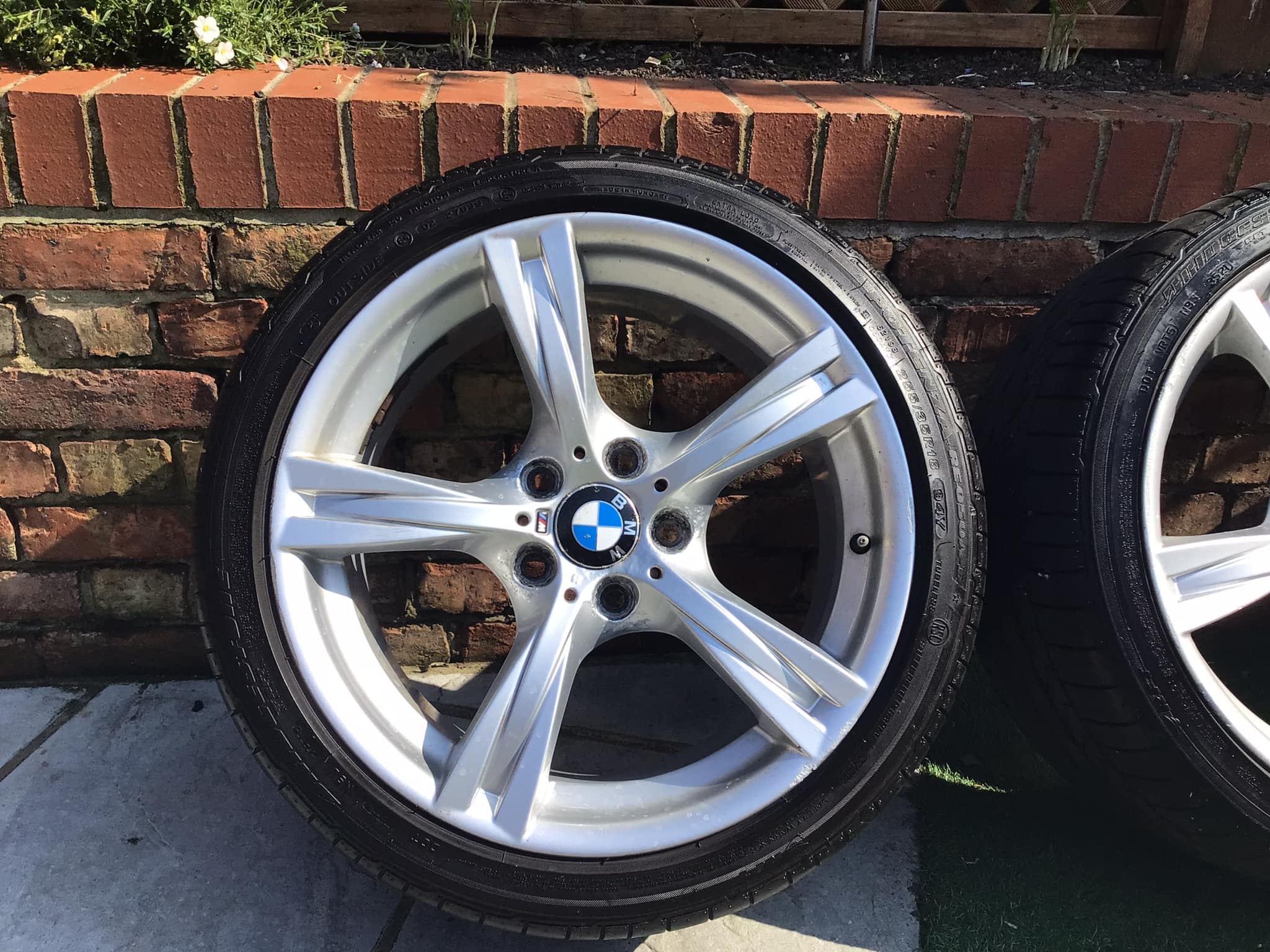 BMW 18in M-Sport alloy wheels with Bridgestone Potenza tyres