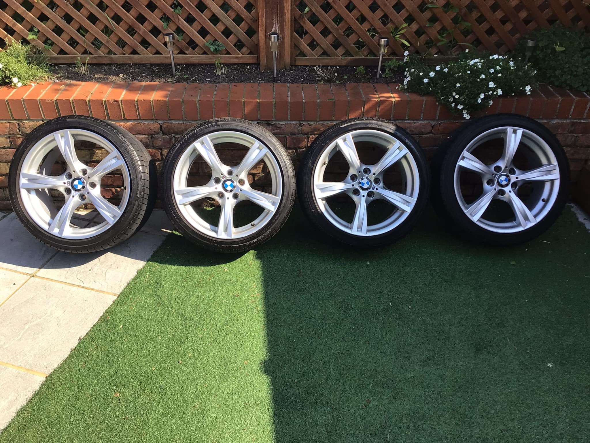 BMW 18in M-Sport alloy wheels with Bridgestone Potenza tyres